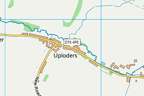 DT6 4PE map - OS VectorMap District (Ordnance Survey)