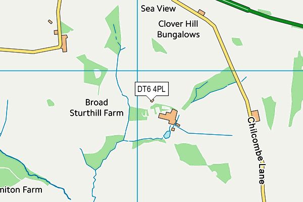 DT6 4PL map - OS VectorMap District (Ordnance Survey)
