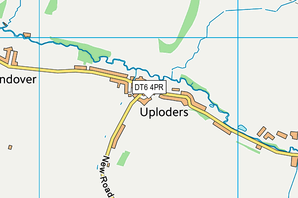 DT6 4PR map - OS VectorMap District (Ordnance Survey)