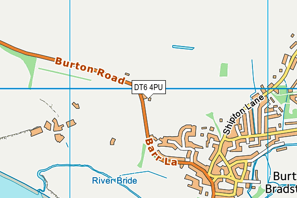 DT6 4PU map - OS VectorMap District (Ordnance Survey)