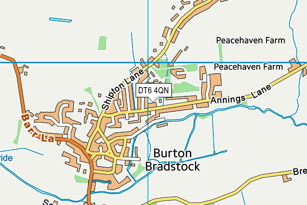 DT6 4QN map - OS VectorMap District (Ordnance Survey)