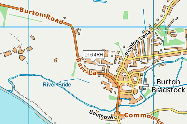 DT6 4RH map - OS VectorMap District (Ordnance Survey)