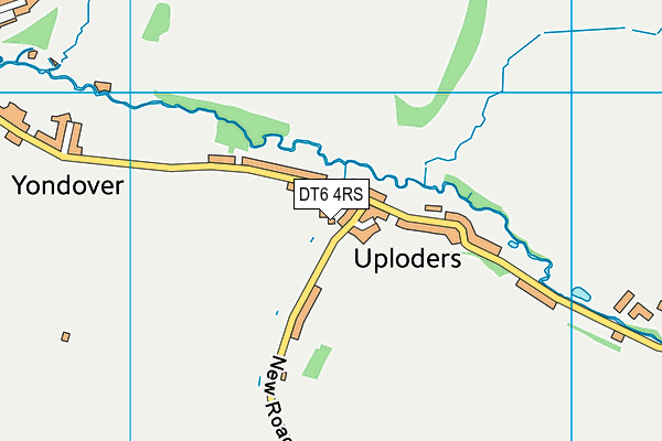 DT6 4RS map - OS VectorMap District (Ordnance Survey)