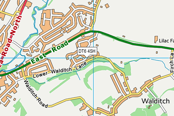 DT6 4SH map - OS VectorMap District (Ordnance Survey)