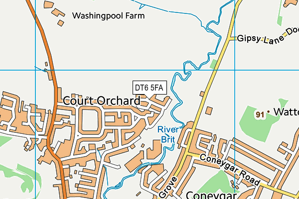 Map of CRYSTAL SHINE SOUTH WEST CLEANING SERVICES LTD at district scale