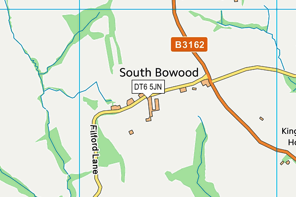 DT6 5JN map - OS VectorMap District (Ordnance Survey)