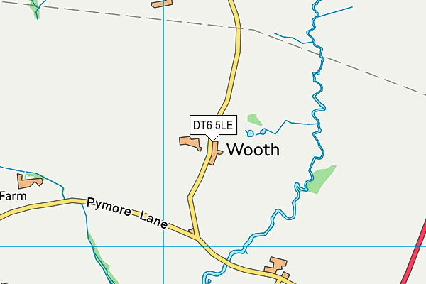 DT6 5LE map - OS VectorMap District (Ordnance Survey)