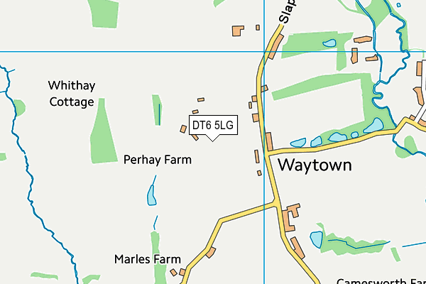 DT6 5LG map - OS VectorMap District (Ordnance Survey)