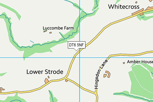 DT6 5NF map - OS VectorMap District (Ordnance Survey)