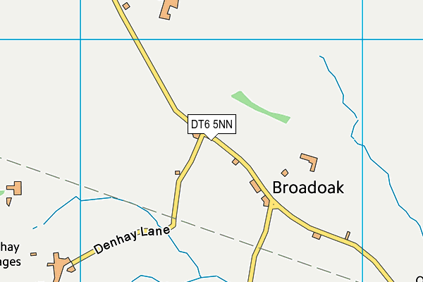 DT6 5NN map - OS VectorMap District (Ordnance Survey)