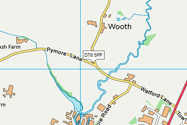 DT6 5PP map - OS VectorMap District (Ordnance Survey)