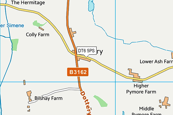 DT6 5PS map - OS VectorMap District (Ordnance Survey)