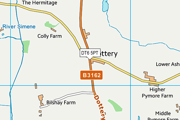 DT6 5PT map - OS VectorMap District (Ordnance Survey)