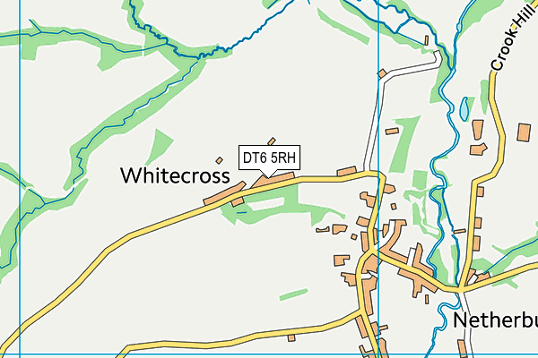 DT6 5RH map - OS VectorMap District (Ordnance Survey)