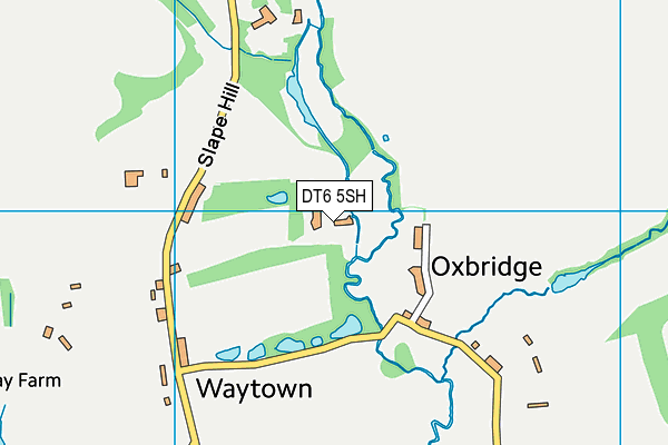 DT6 5SH map - OS VectorMap District (Ordnance Survey)