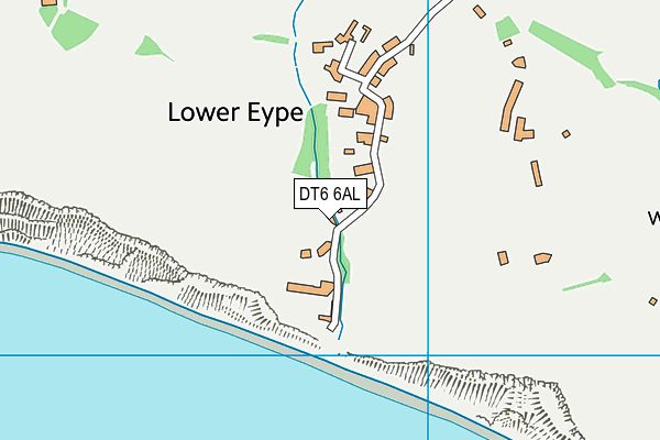 DT6 6AL map - OS VectorMap District (Ordnance Survey)