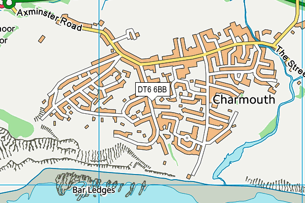 DT6 6BB map - OS VectorMap District (Ordnance Survey)
