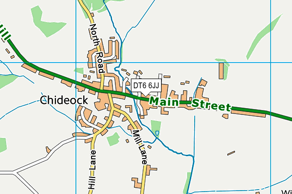 DT6 6JJ map - OS VectorMap District (Ordnance Survey)
