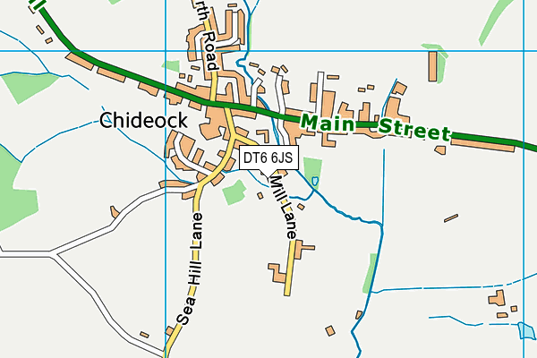 DT6 6JS map - OS VectorMap District (Ordnance Survey)