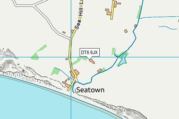 DT6 6JX map - OS VectorMap District (Ordnance Survey)
