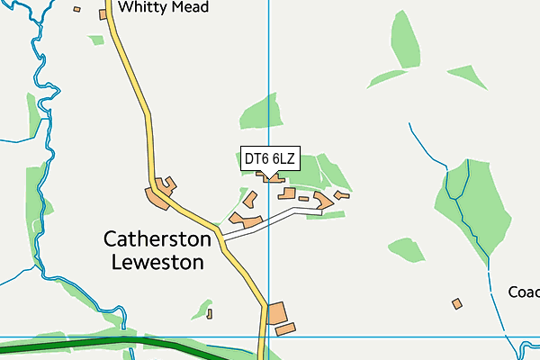 DT6 6LZ map - OS VectorMap District (Ordnance Survey)
