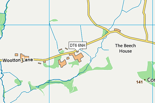 DT6 6NH map - OS VectorMap District (Ordnance Survey)