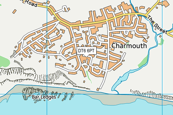 DT6 6PT map - OS VectorMap District (Ordnance Survey)