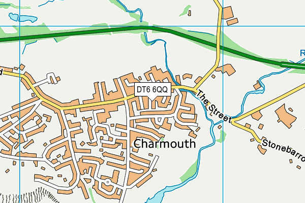DT6 6QQ map - OS VectorMap District (Ordnance Survey)