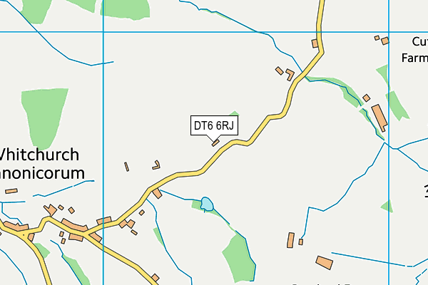 DT6 6RJ map - OS VectorMap District (Ordnance Survey)