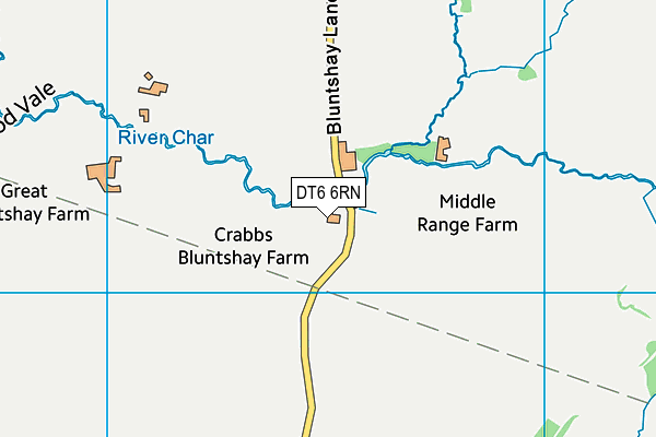 DT6 6RN map - OS VectorMap District (Ordnance Survey)