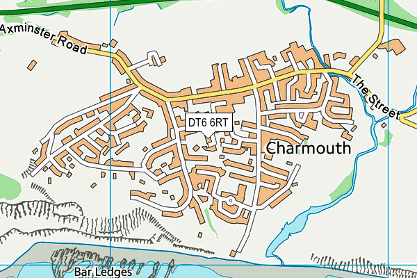 DT6 6RT map - OS VectorMap District (Ordnance Survey)