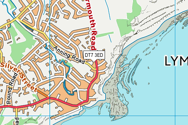 DT7 3ED map - OS VectorMap District (Ordnance Survey)