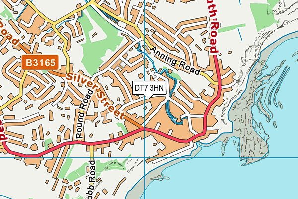 DT7 3HN map - OS VectorMap District (Ordnance Survey)