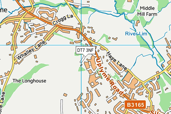 DT7 3NF map - OS VectorMap District (Ordnance Survey)