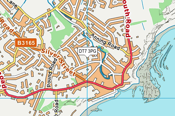 DT7 3PG map - OS VectorMap District (Ordnance Survey)
