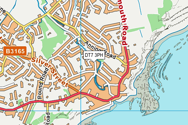 DT7 3PH map - OS VectorMap District (Ordnance Survey)
