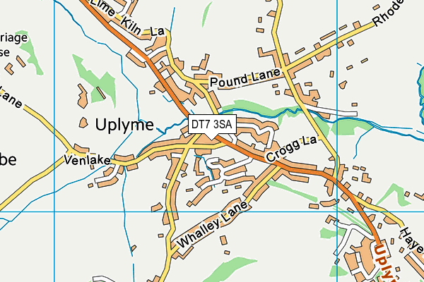 DT7 3SA map - OS VectorMap District (Ordnance Survey)