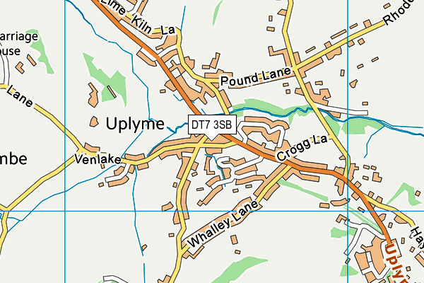 DT7 3SB map - OS VectorMap District (Ordnance Survey)