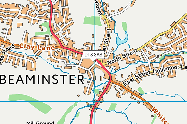 DT8 3AS map - OS VectorMap District (Ordnance Survey)