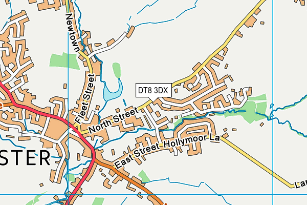 DT8 3DX map - OS VectorMap District (Ordnance Survey)