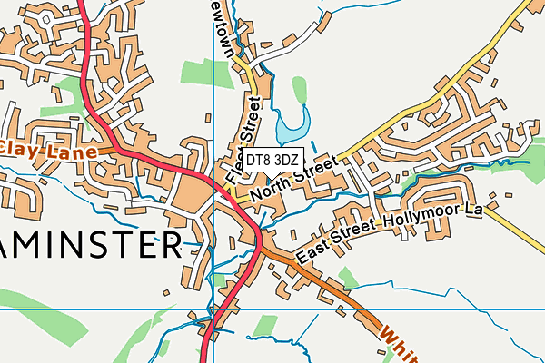 DT8 3DZ map - OS VectorMap District (Ordnance Survey)