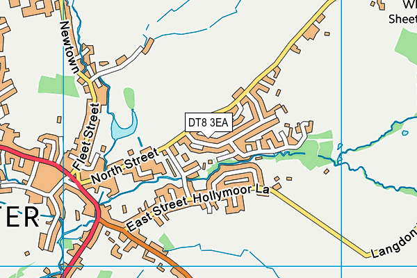 DT8 3EA map - OS VectorMap District (Ordnance Survey)