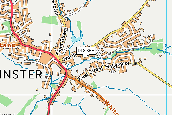 DT8 3EE map - OS VectorMap District (Ordnance Survey)