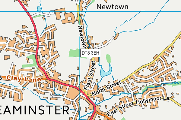 DT8 3EH map - OS VectorMap District (Ordnance Survey)