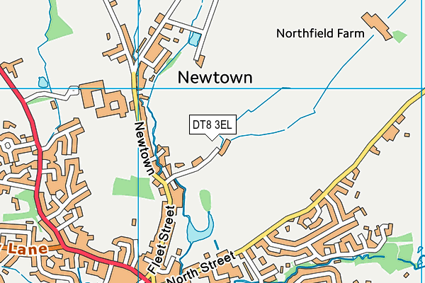DT8 3EL map - OS VectorMap District (Ordnance Survey)