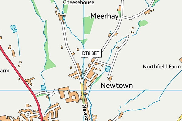 DT8 3ET map - OS VectorMap District (Ordnance Survey)