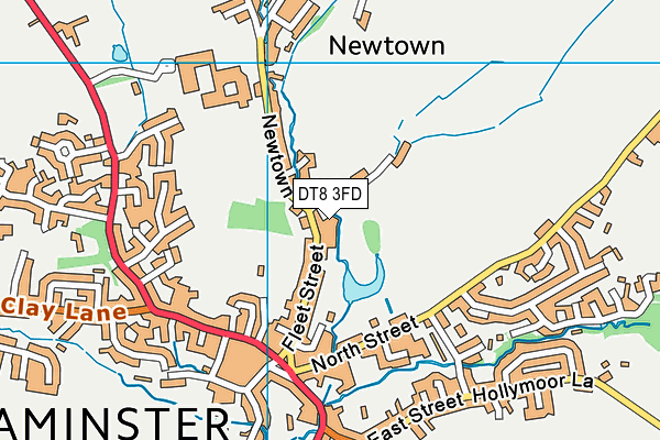 DT8 3FD map - OS VectorMap District (Ordnance Survey)
