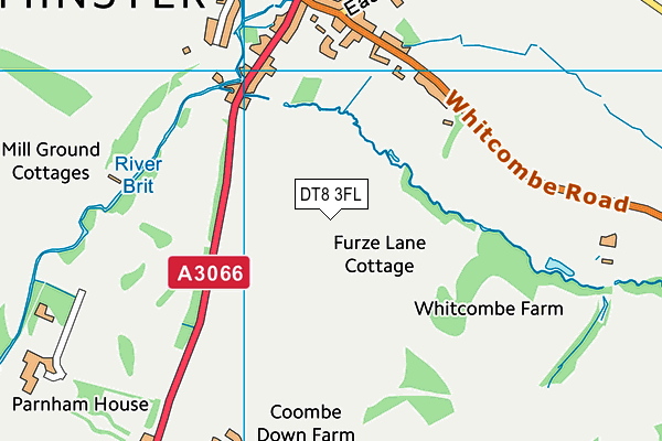 DT8 3FL map - OS VectorMap District (Ordnance Survey)