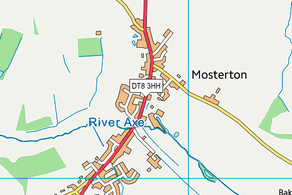DT8 3HH map - OS VectorMap District (Ordnance Survey)