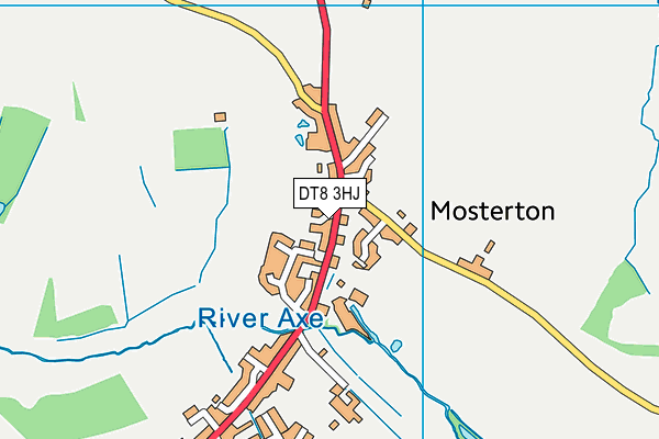 DT8 3HJ map - OS VectorMap District (Ordnance Survey)